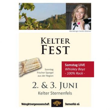 Kelterfest am 2. & 3 Juni 2018