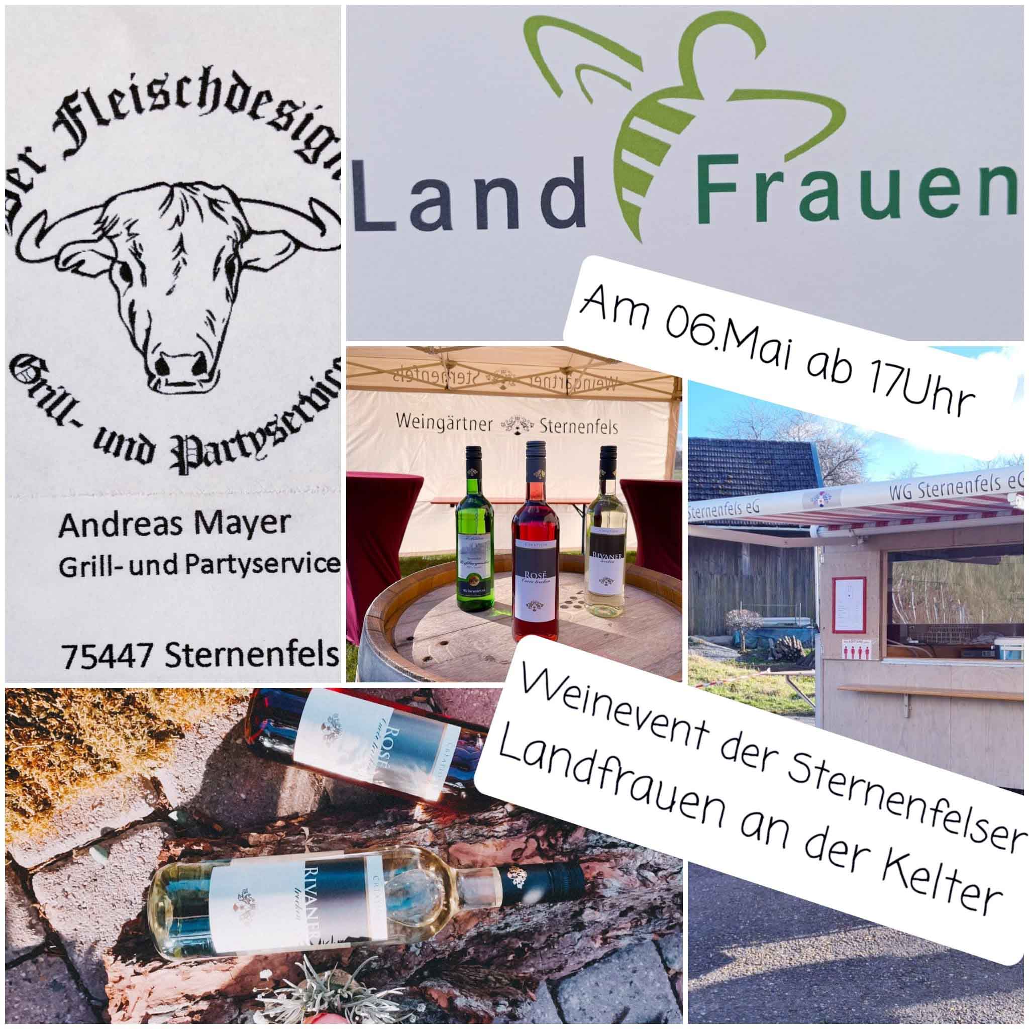 Weinevent der Sternenfelser Landfrauen an der Kelter